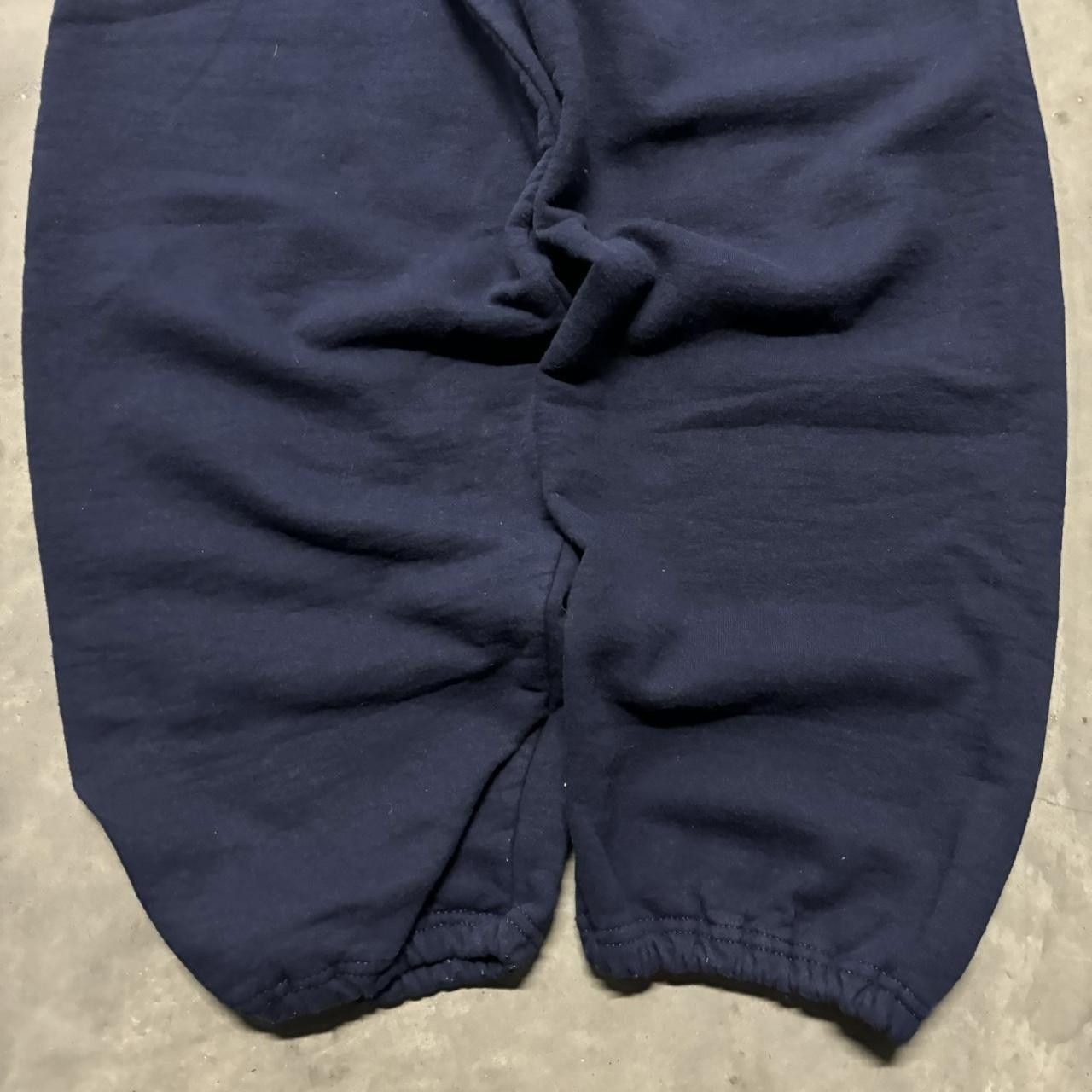 Japanese Brand × Vintage Crazy Vintage Y2K/2000s Navy Blue Skater Essential Sweatpants! Size US 30 / EU 46 - 5 Thumbnail