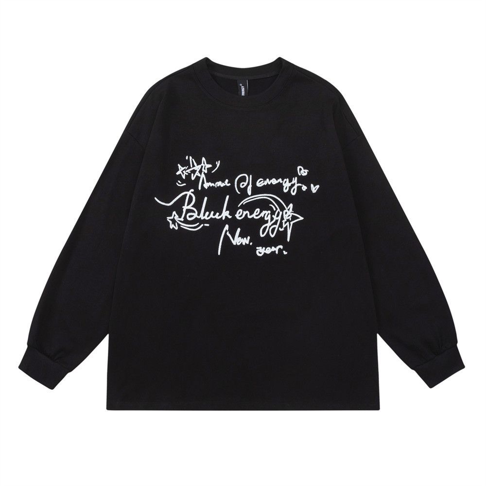Vintage American street graffiti letter print long sleeve T-shirt Size US M / EU 48-50 / 2 - 1 Thumbnail