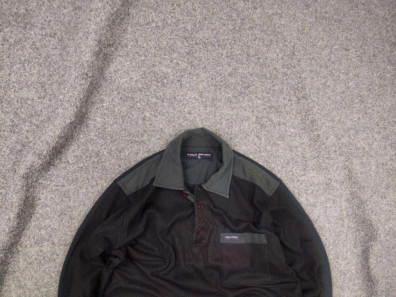 Polo Ralph Lauren Vintage 90's Ralph lauren Polo Sport Long sleeve Polo waffle Size US M / EU 48-50 / 2 - 1 Thumbnail
