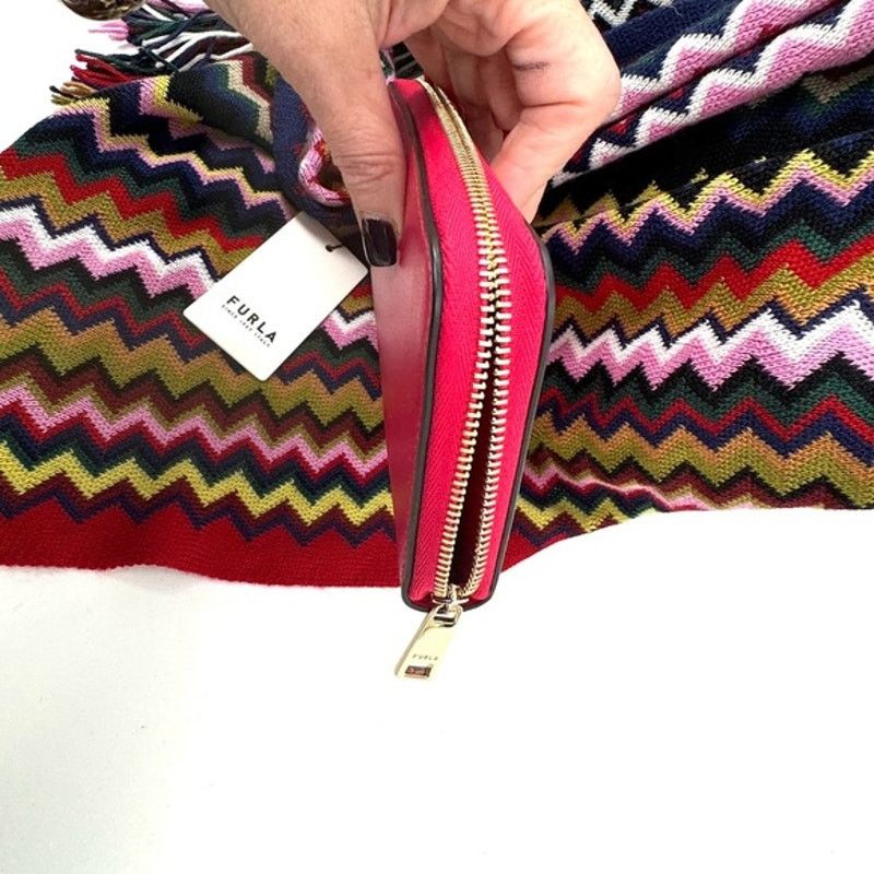 Furla NWT Furla Fuschia/Pink Long Zippy Wallet Size ONE SIZE - 4 Thumbnail