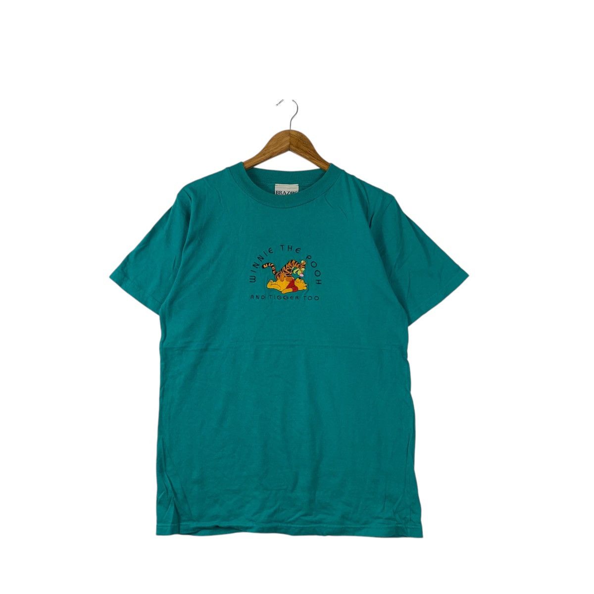 Vintage Vintage WINNIE THE POOH Tigger Embroidered Tee Shirt Top Size L / US 10 / IT 46 - 1 Thumbnail