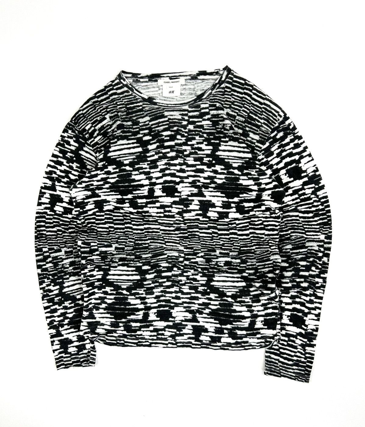 H&M × Isabel Marant rare ISABEL MARANT x H&M Abstract Linen Longsleeve Y2K Size US M / EU 48-50 / 2 - 2 Thumbnail