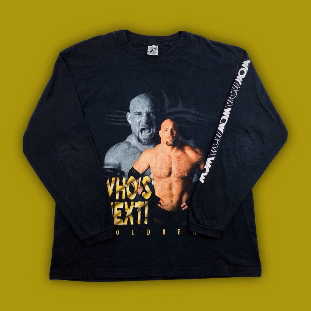 WCW/nWo 90s WCW goldberg who’s next authentic wrestling t sweatshirt Size US M / EU 48-50 / 2 - 16 Thumbnail