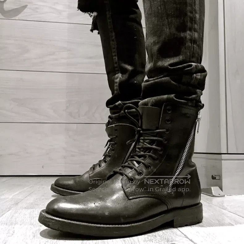 Saint Laurent Paris Saint Laurent Paris Double Zip Military Boots i Size US 10 / EU 43 - 7 Thumbnail