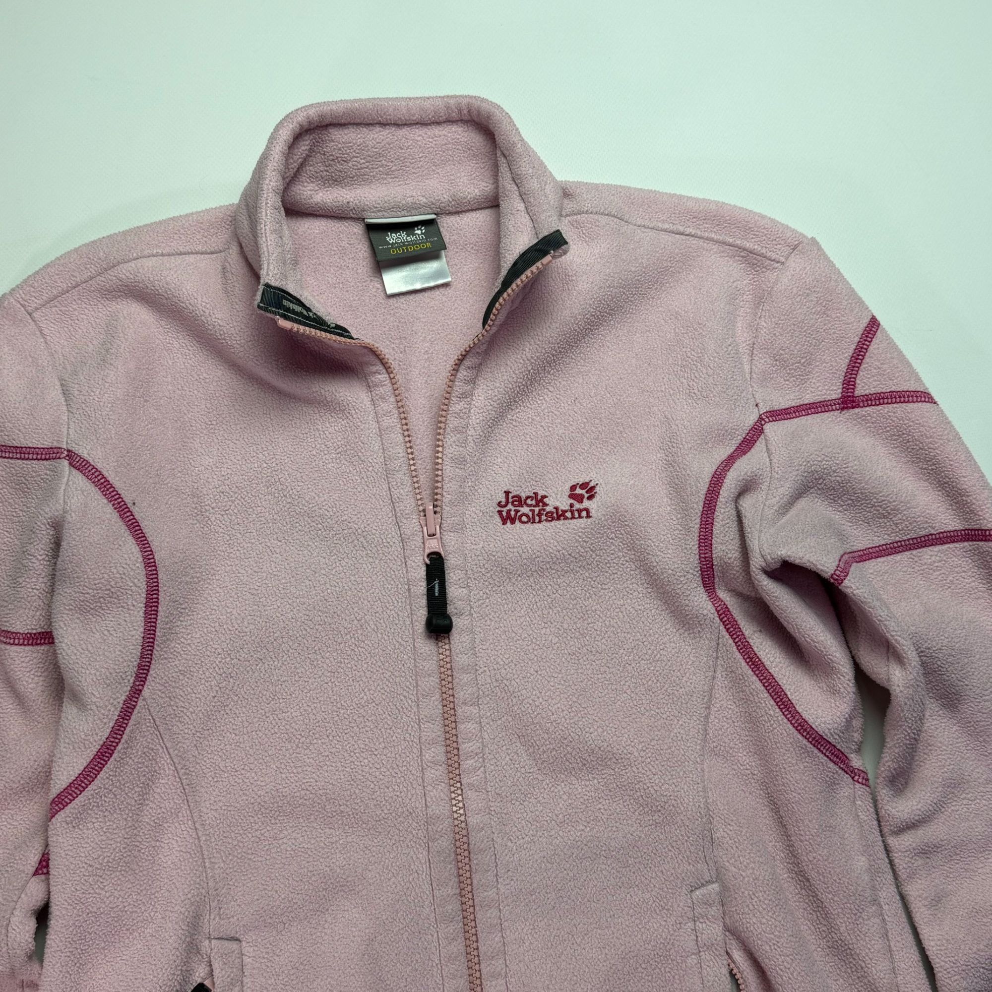 Jack Wolfskin Vintage Jack Wolfskin Women’s Nanuk Polar Fleece Jacket Pink Size M / US 6-8 / IT 42-44 - 3 Thumbnail