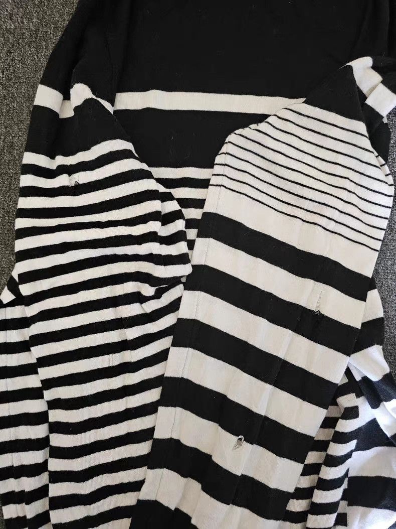 Balmain Balmain Black & White Striped Sweater Size US L / EU 52-54 / 3 - 2 Thumbnail