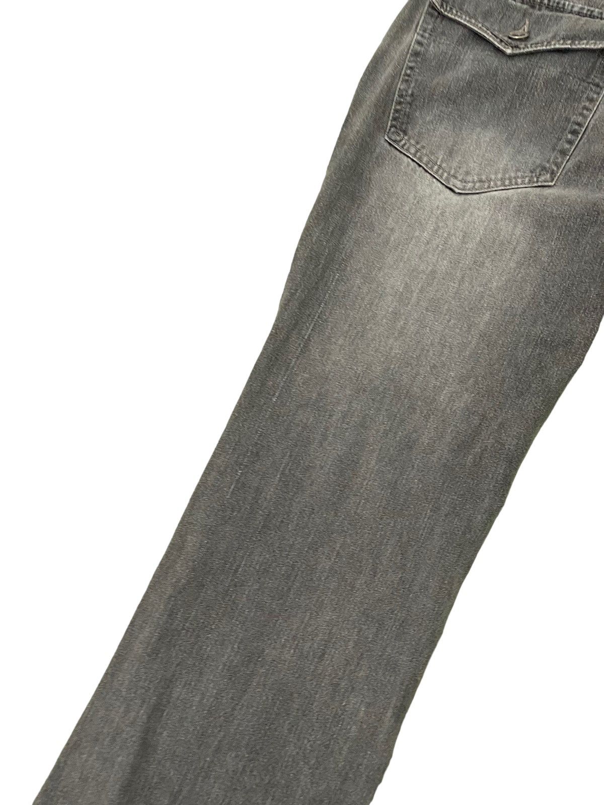 Japanese Brand Flare Jeans Barcedos Faded Distress Boot Cut 8🟦2 Size US 31 - 16 Thumbnail
