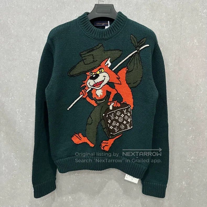 Louis Vuitton Louis Vuitton Cartoon Fox Sweater Size US S / EU 44-46 / 1 - 1 Thumbnail