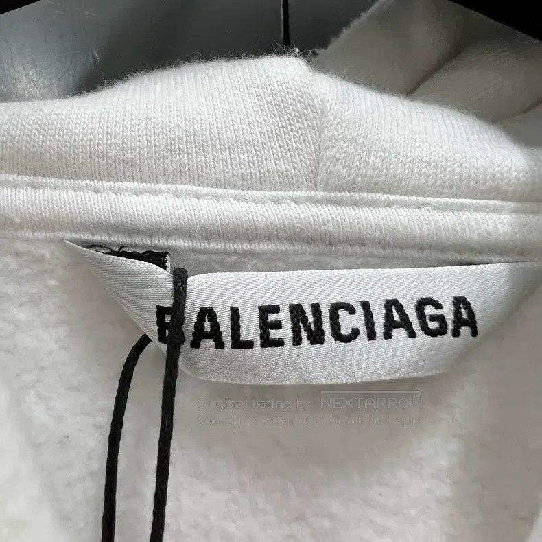 Balenciaga Balenciaga Letter Heart Printed Hoodie XS Size Size US XS / EU 42 / 0 - 4 Thumbnail