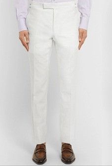 Tom Ford o1loc1c0724 61004C Casual Pant in White Size US 42 / EU 58 - 1 Thumbnail