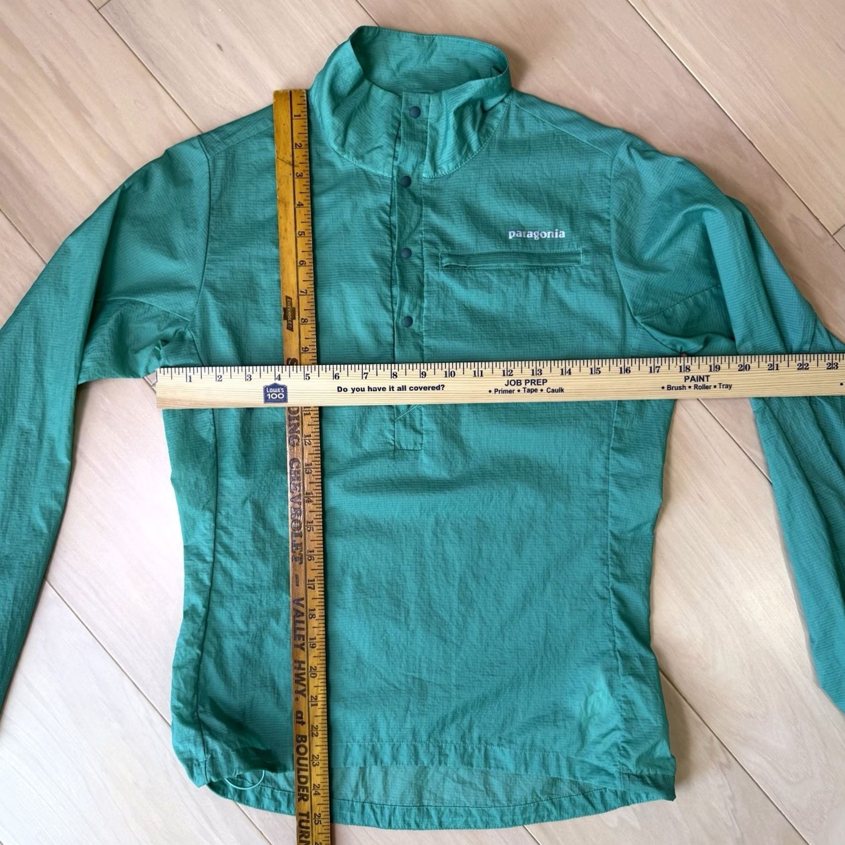 Patagonia Patagonia Houdini Pullover Women's XS Green Lightweight Outdoor Jacket Summer Hiking Size XS / US 0-2 / IT 36-38 - 2 Thumbnail