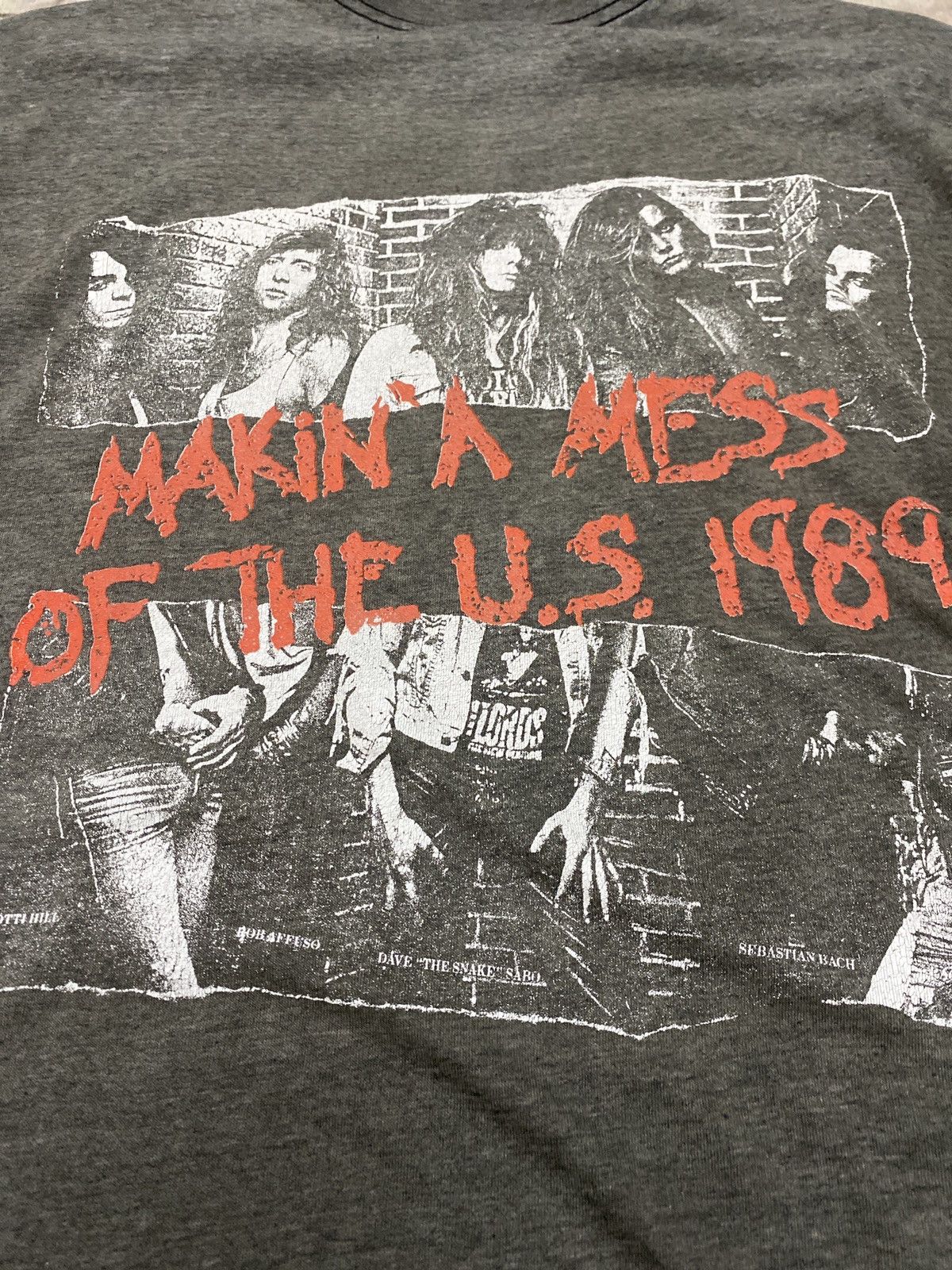 Band Tees × Vintage Vtg 80s Skid Row Size US M / EU 48-50 / 2 - 3 Thumbnail