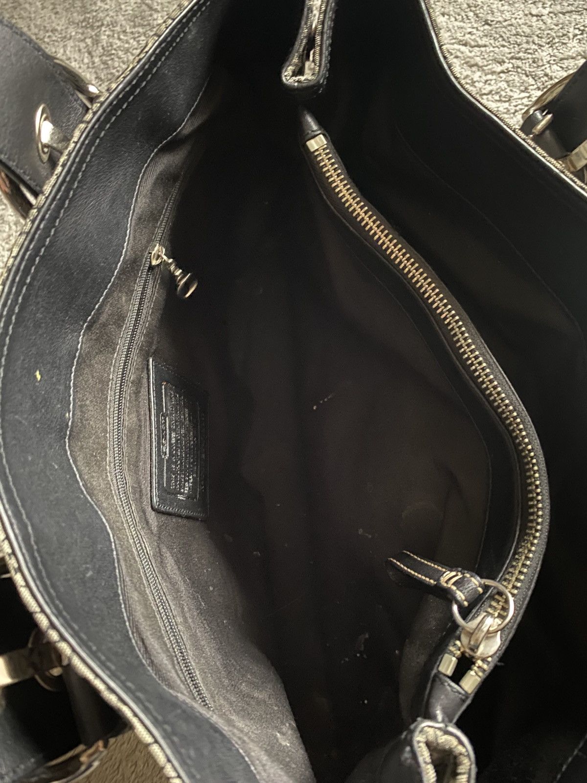 Coach Coach Monogram Grey Black Soho Bag Size ONE SIZE - 11 Thumbnail