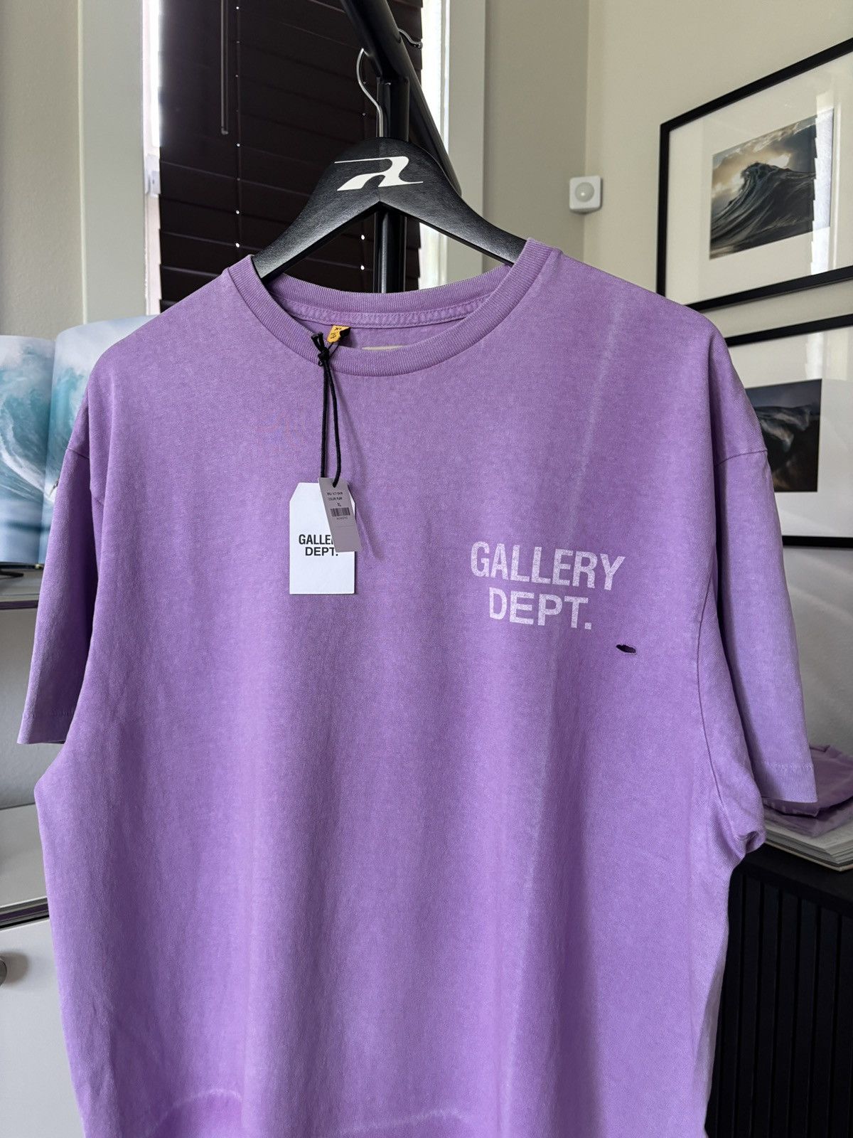 Gallery Dept. GALLERY DEPT - FADED PURPLE LOGO TEE Size US XXL / EU 58 / 5 - 4 Thumbnail