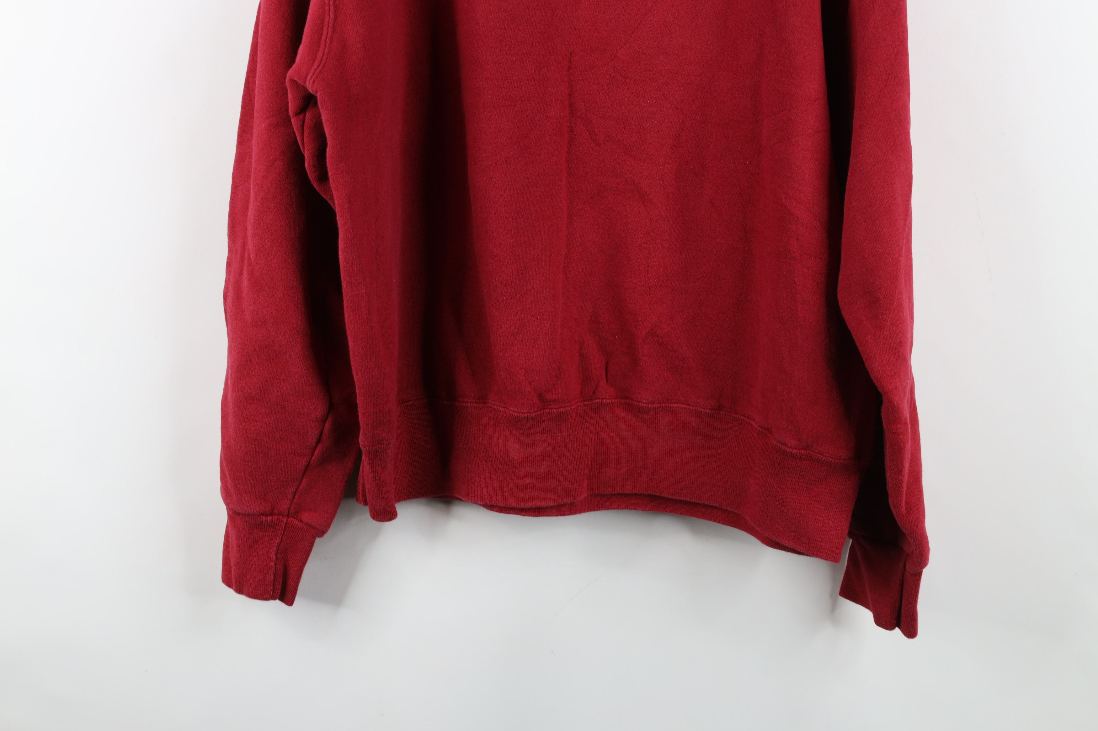 Champion Vintage 90s Champion Spell Out Crewneck Sweatshirt Red USA Size US XL / EU 56 / 4 - 15 Thumbnail
