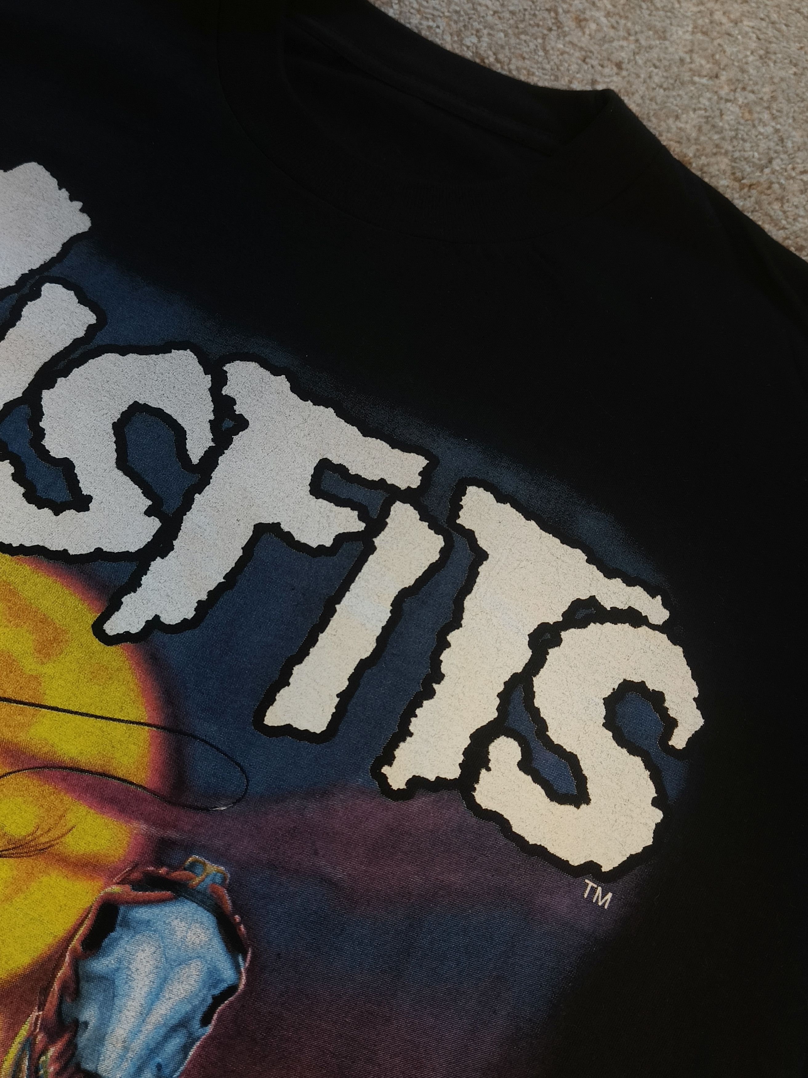 Misfits × Vintage Misfits 1995 Ghost Riders T-Shirt Size US L / EU 52-54 / 3 - 3 Thumbnail