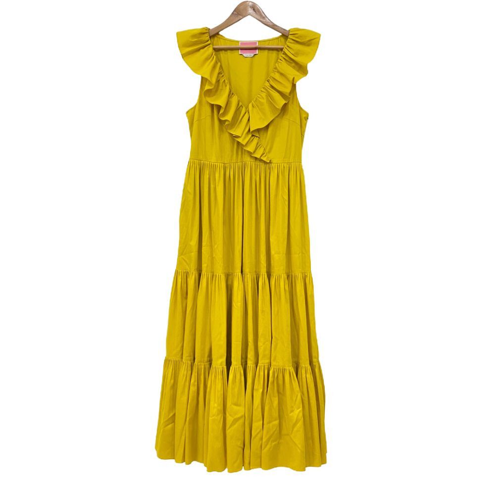 Kate Spade Kate Spade Frill Long Dress Cotton Dresses DUTY FREE for USA