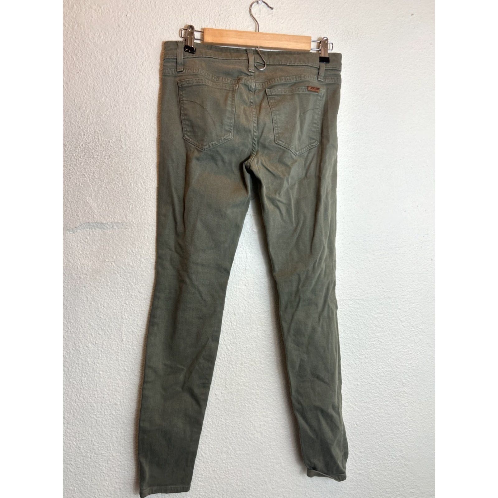 Vintage VINTAGE Joe’s Jeans Jeans Womens 27 28x31 Green Skinny USA Stretch Made in USA Womens Size 27" / US 4 / IT 40 - 7 Thumbnail