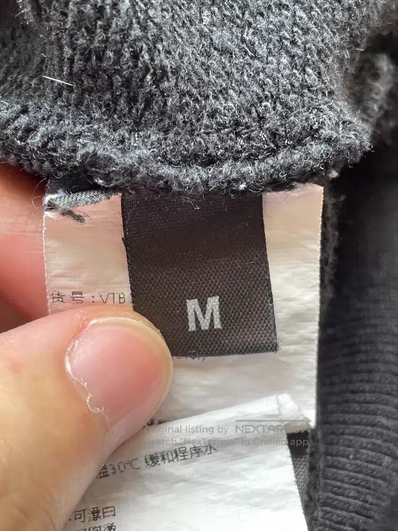 Vetements VETEMENTS Cursive Lettering Black Hoodie Size US M / EU 48-50 / 2 - 4 Thumbnail