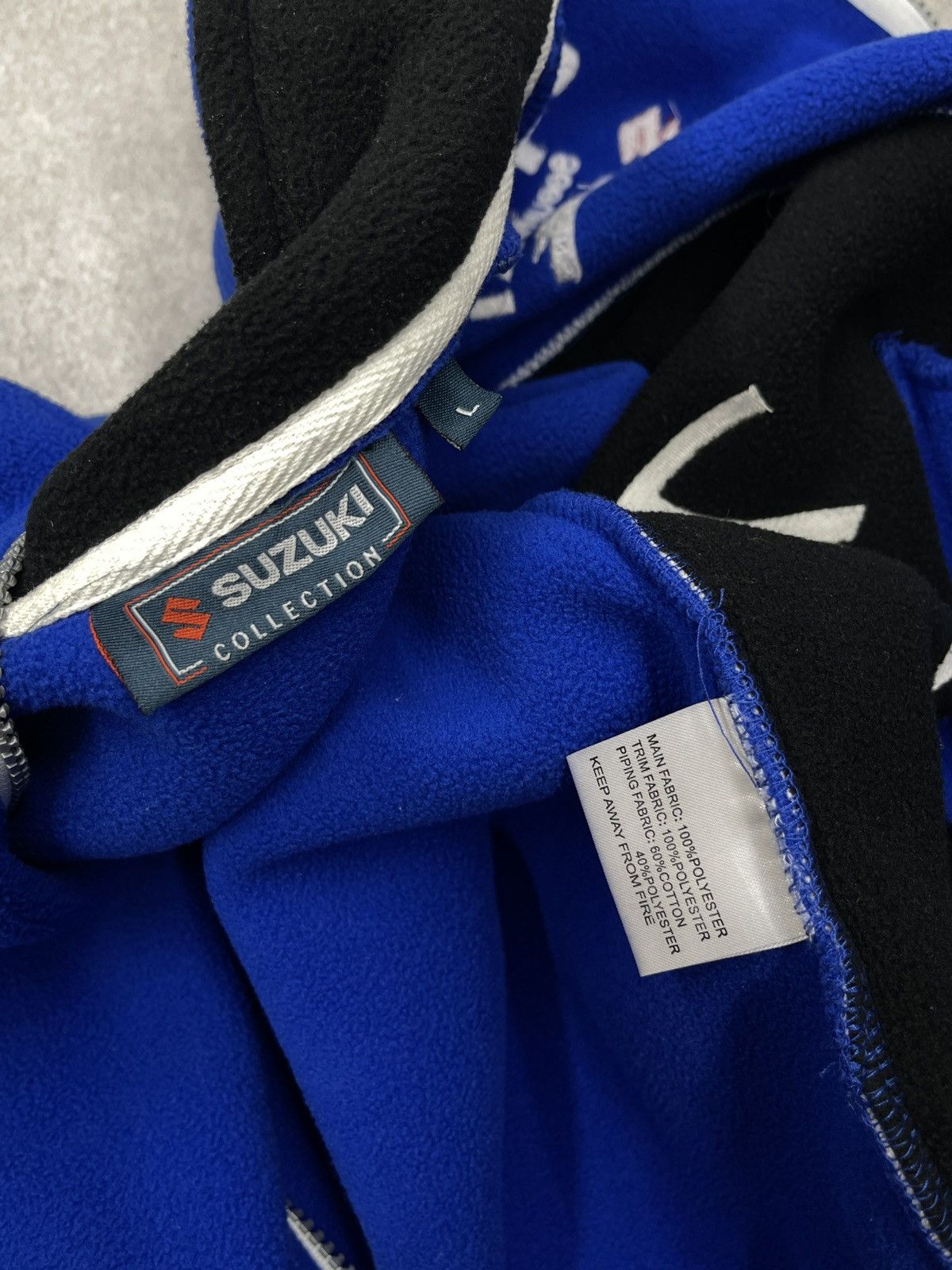 Formula 1 Suzuki Tyco TAS Racing Team Fleece Jacket GSX-R Castrol Size US L / EU 52-54 / 3 - 15 Thumbnail
