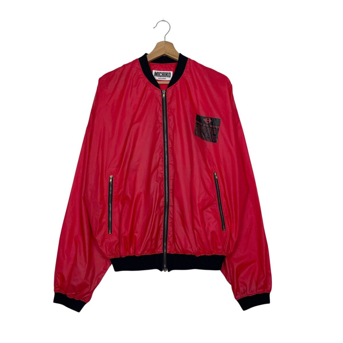 Michiko Koshino London Michiko Koshino London Big Logo Bomber Jacket Size US M / EU 48-50 / 2 - 3 Thumbnail