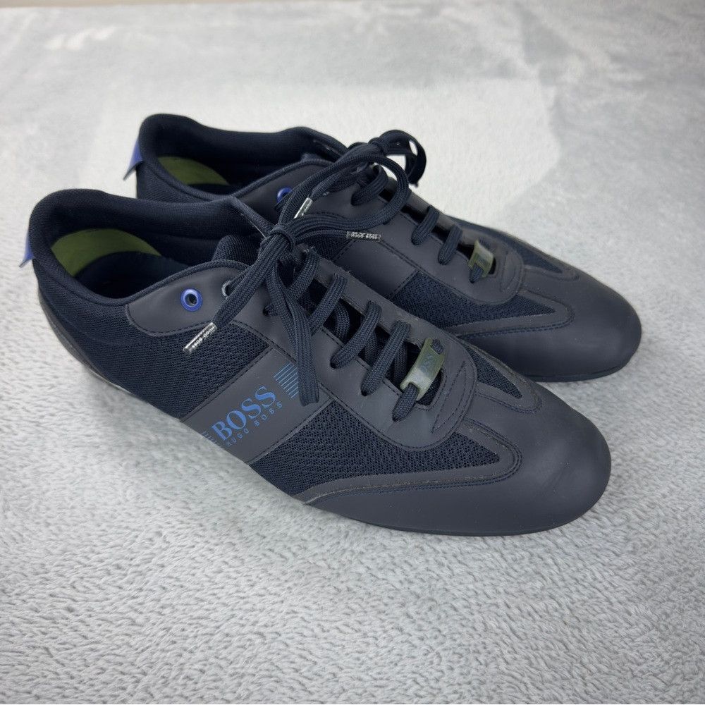 Hugo Boss Hugo Boss Low Top Blue Sneakers Men's Sz 11 US/10 UK/44 EU Size US 11 / EU 44 - 1 Thumbnail