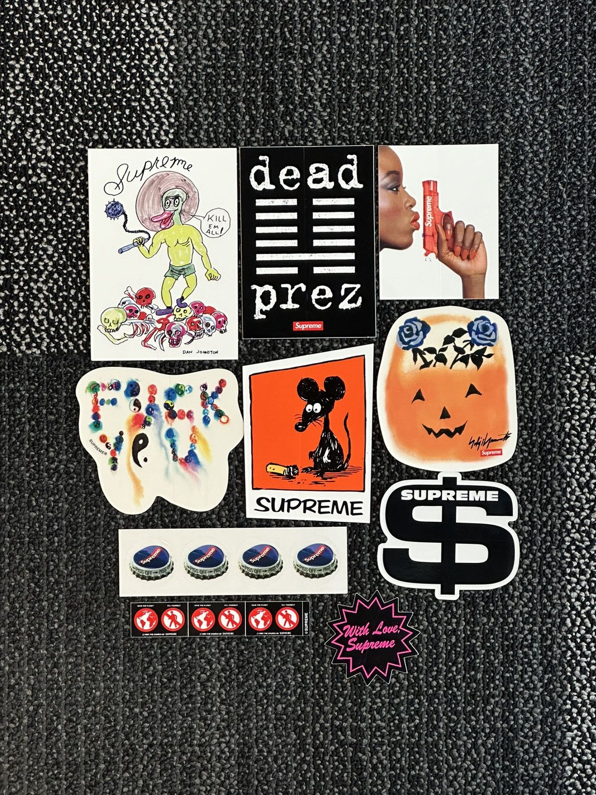 Supreme 10x Supreme Stickers Lot Size ONE SIZE - 1 Preview