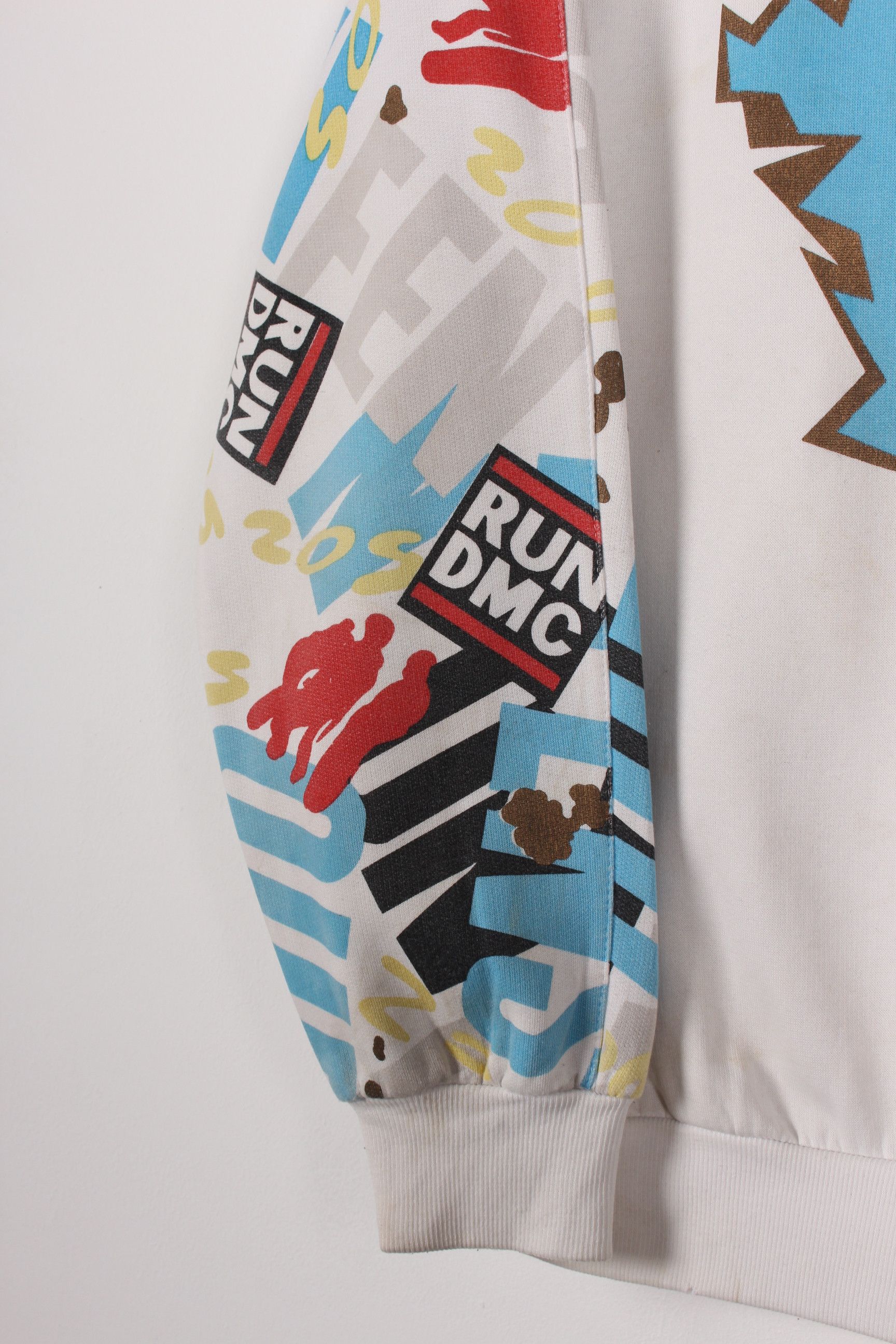 Adidas 80's Ultra Rare Adidas Run DMC Hip Hop Graphic Sweatshirt Size US M / EU 48-50 / 2 - 4 Thumbnail