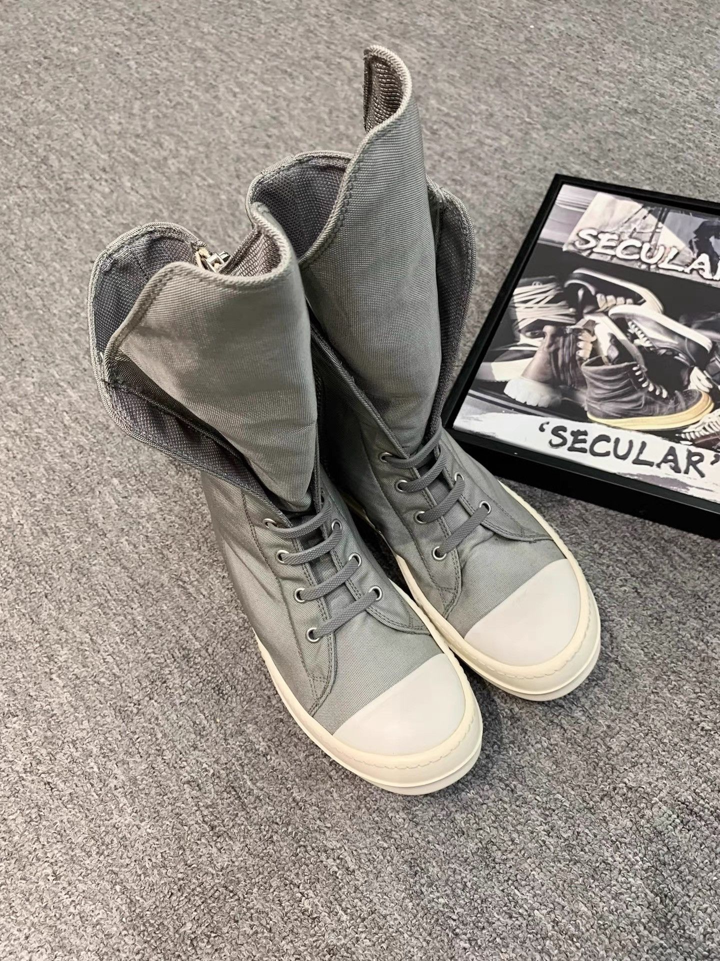 Rick Owens Rick Owens Mega Tongue Boots K34 Size US 6 / IT 36 - 3 Thumbnail