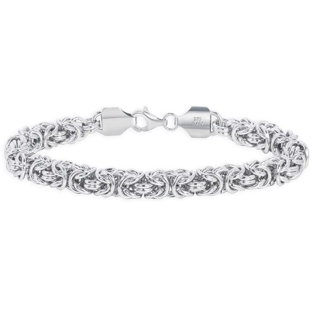 Jewelry Polished Miami Cuban Smooth Chain Bracelet Size ONE SIZE - 9 Thumbnail