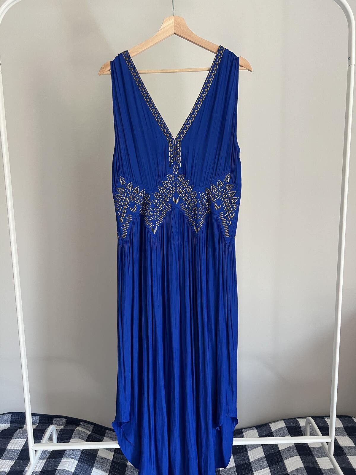 Other Ramy Brook Demi Dress in Azure Blue - Size 8 - Boho Chic Size M / US 6-8 / IT 42-44 - 6 Thumbnail