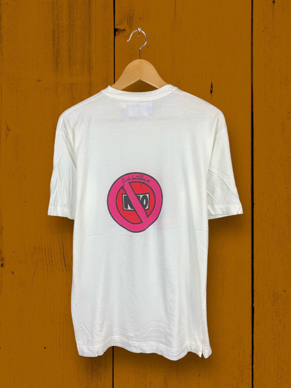 Jean Charles De Castelbajac × Vintage Steals! Vintage JC De Castelbajac Yes/No Pop Art Tee Size US S / EU 44-46 / 1 - 2 Thumbnail