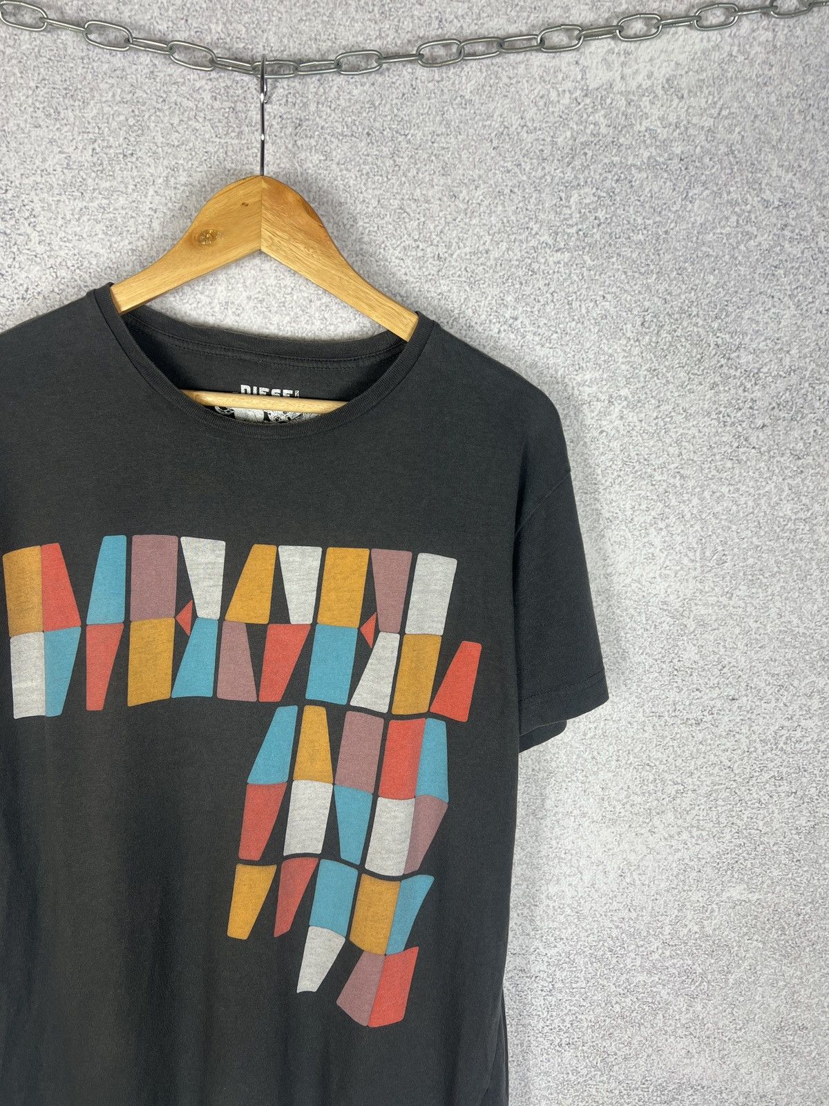 Diesel Vintage Y2K Diesel Art Big Logo Tee Size US XXL / EU 58 / 5 - 2 Thumbnail