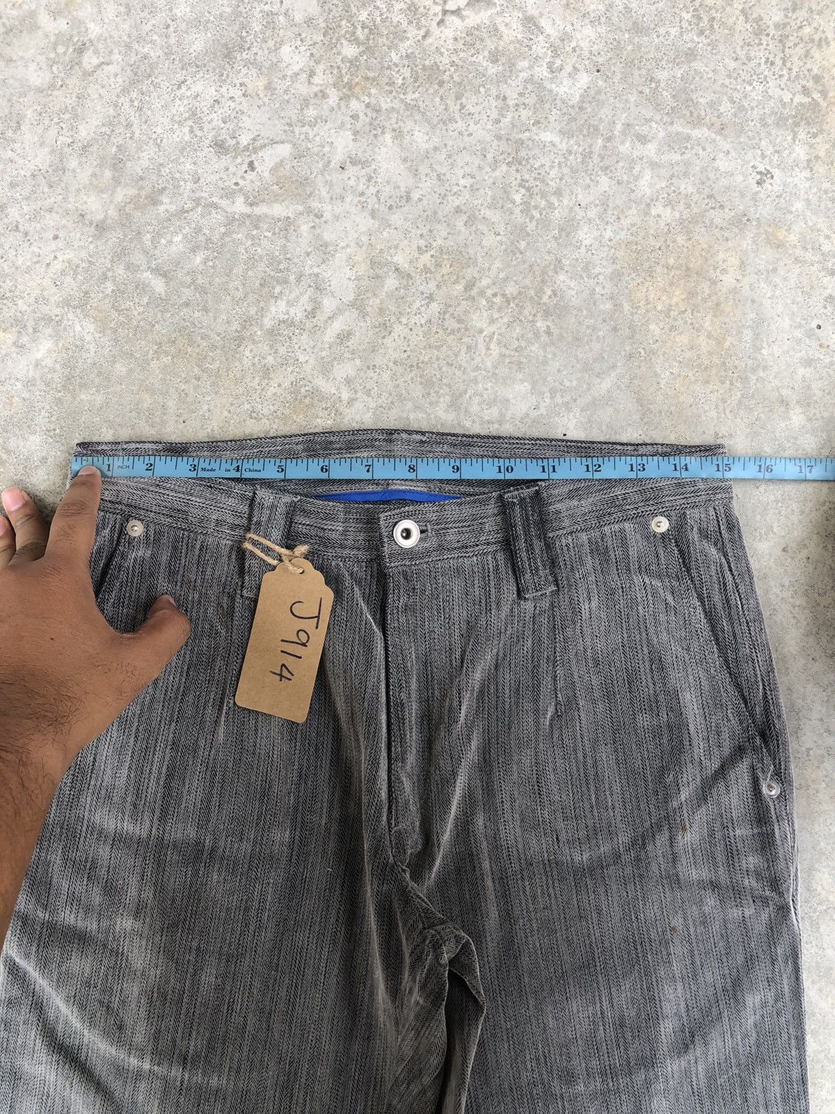 If Six Was Nine Japaneses Takaiq Flared Pants Distressed Jeans Size US 30 / EU 46 - 18 Thumbnail