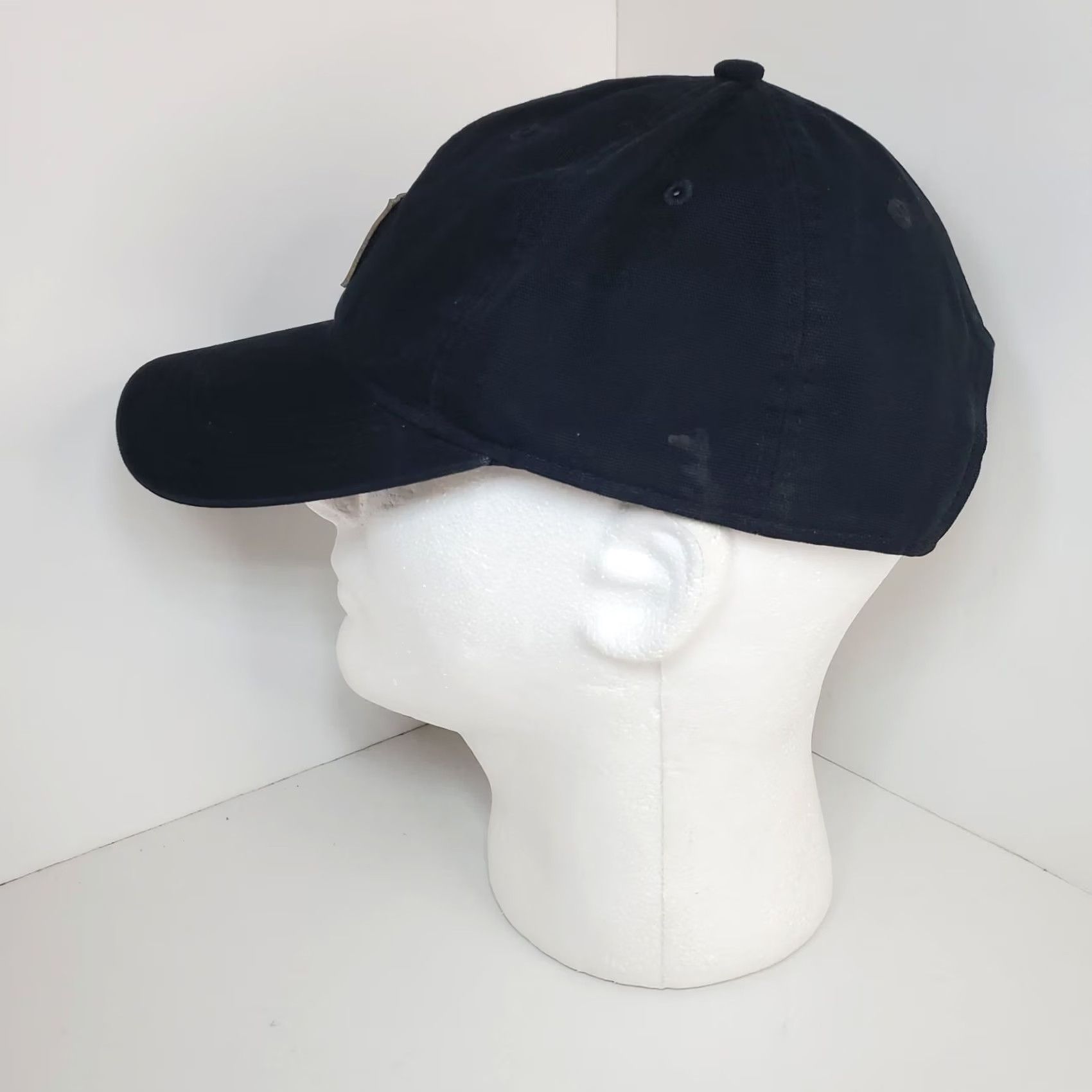 Carhartt CARHARTT Cap Hat Work Adjustable Hook and Loop Black Brown Leather Patch OSFM Size ONE SIZE - 3 Thumbnail