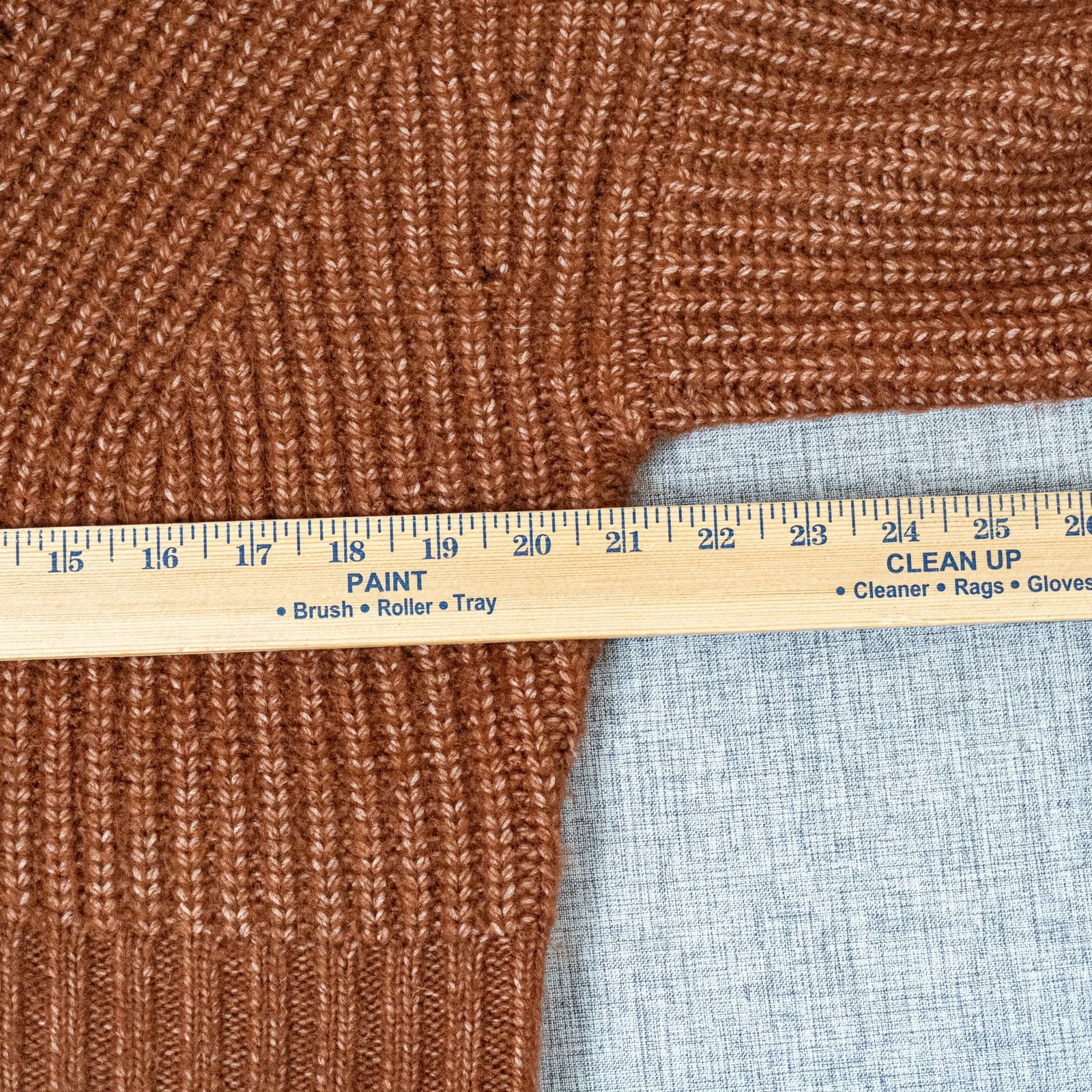 VARLEY Rogan Cropped Sweater Turtleneck Cable ribbed knit