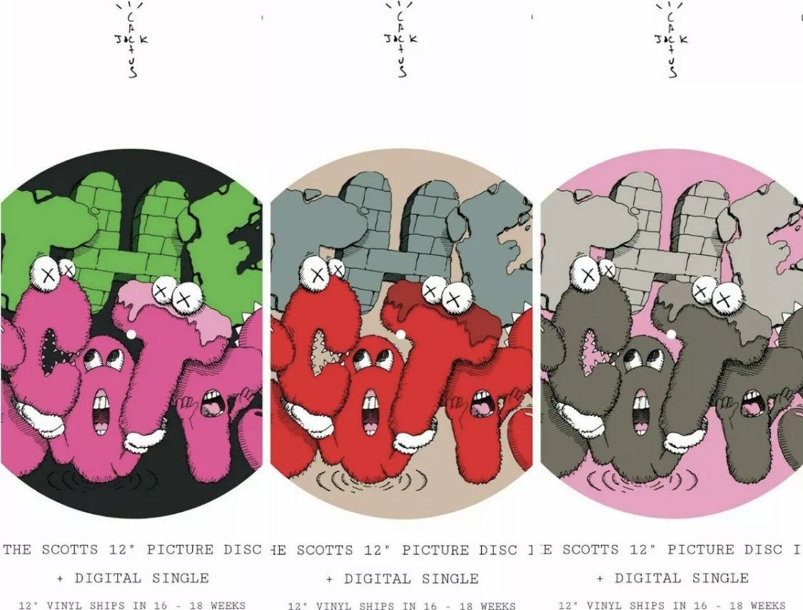 Kaws Travis Scott x KAWS The Scotts Picture Disc Size ONE SIZE - 3 Thumbnail