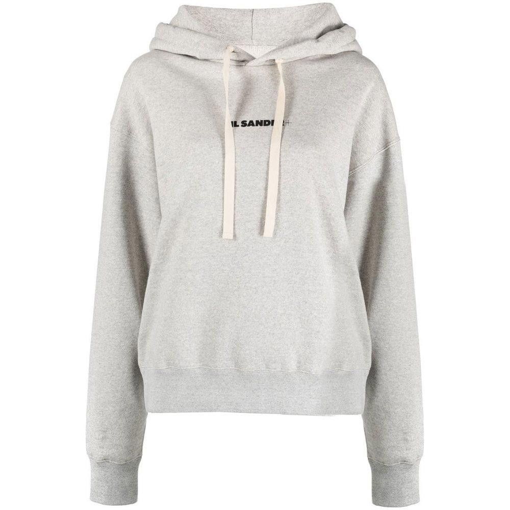 JIL SANDER GRAY HOODIE SIZE L