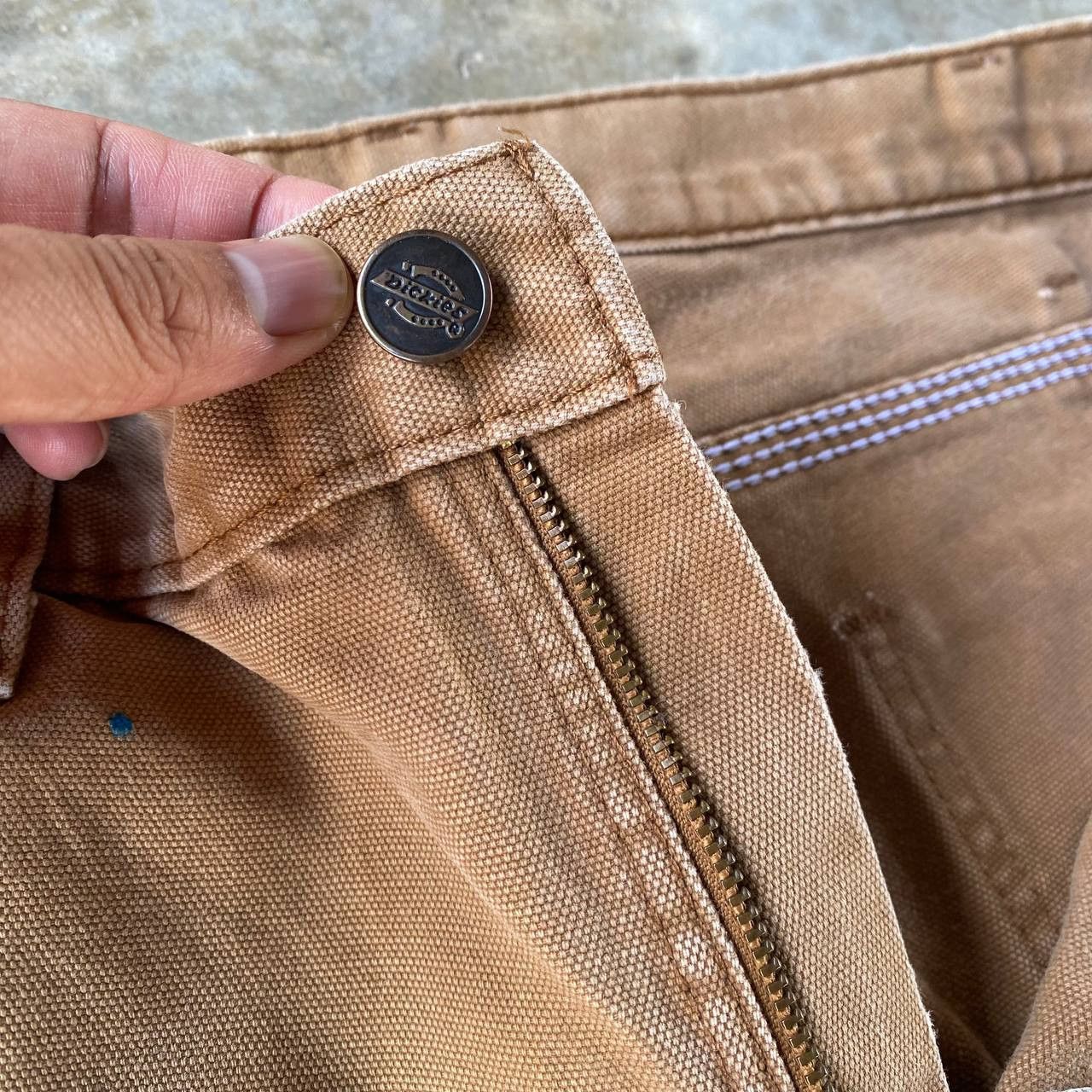 Dickies VINTAGE DICKIES DISTRESSED CARPENTER BROWN DENIM W34X34 Size US 34 / EU 50 - 11 Thumbnail