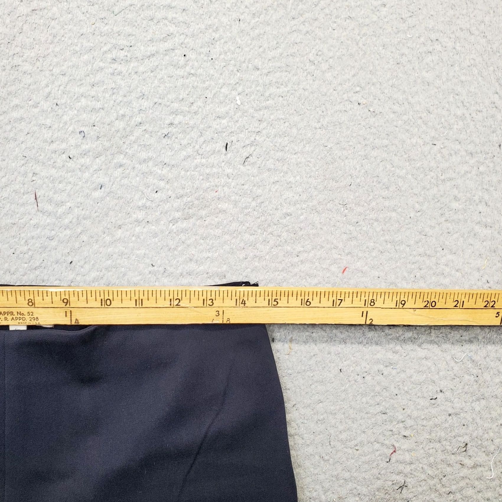 Talbots Talbots Womens Slim Pants 6P Black Career Stretch Straight Leg Side Zip Pant - Size 6P Womens Size 28" / US 6 / IT 42 - 6 Thumbnail