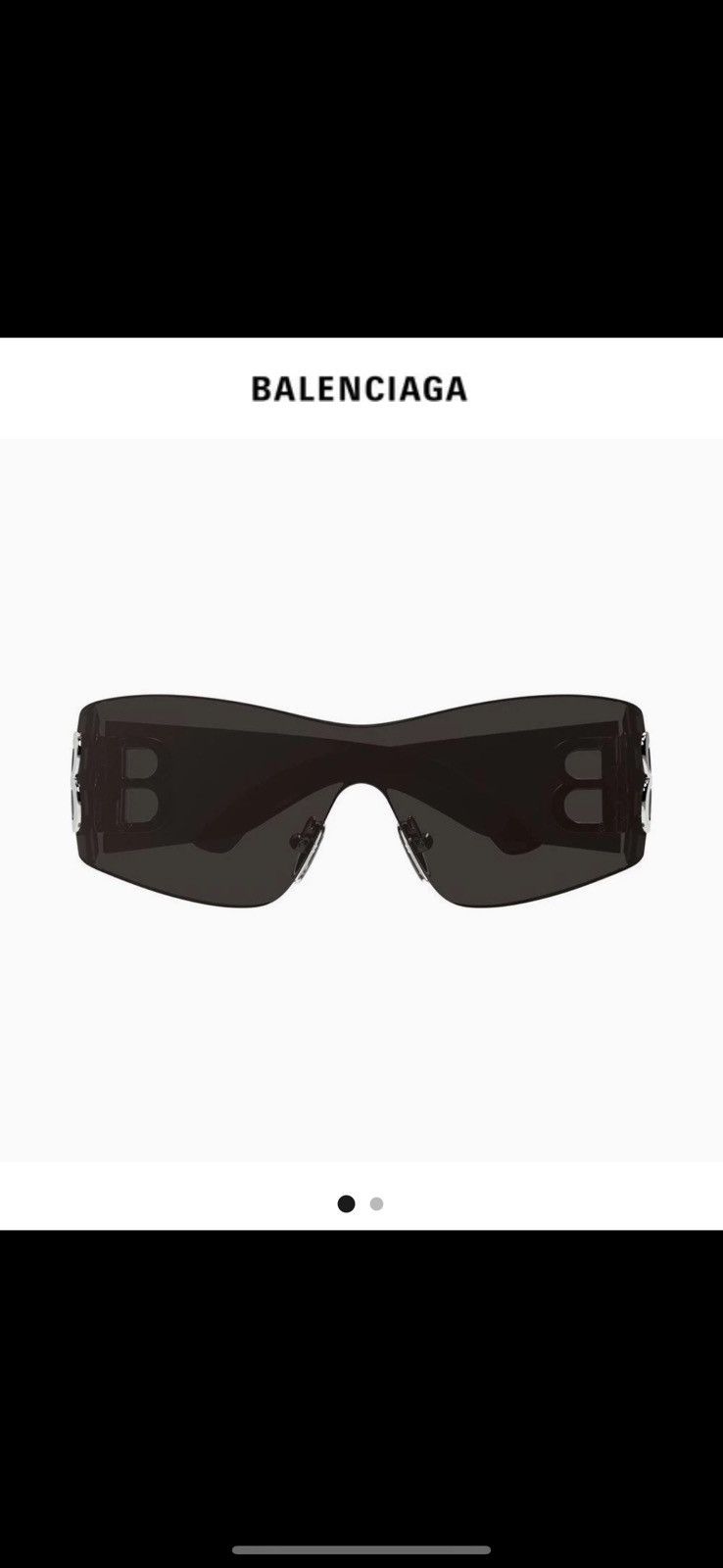 Balenciaga Balenciaga Bossy Mask Sunglasses Size ONE SIZE - 5 Thumbnail