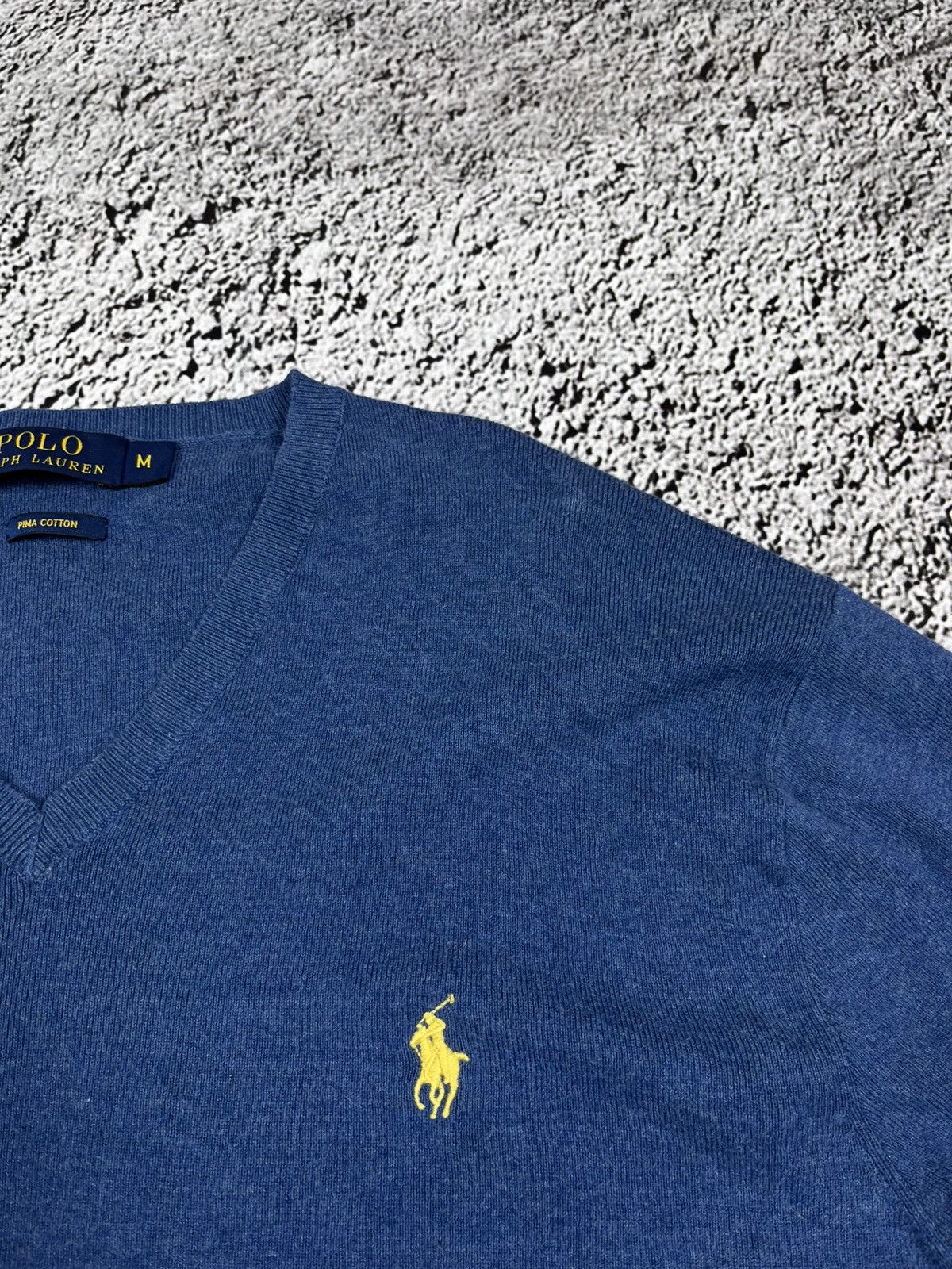 Vintage Vintage Y2K Ralph Lauren Pima old money logo sweater size M Size US M / EU 48-50 / 2 - 7 Thumbnail