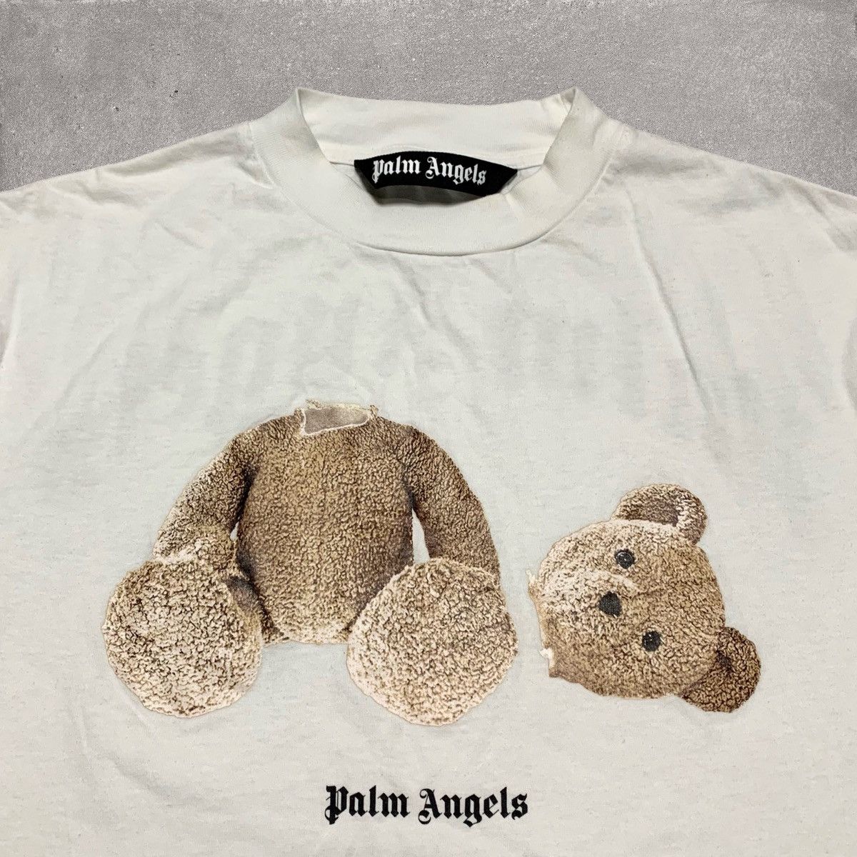 Palm Angels Palm Angels Small Kill The Bear White Tee Size US S / EU 44-46 / 1 - 3 Thumbnail