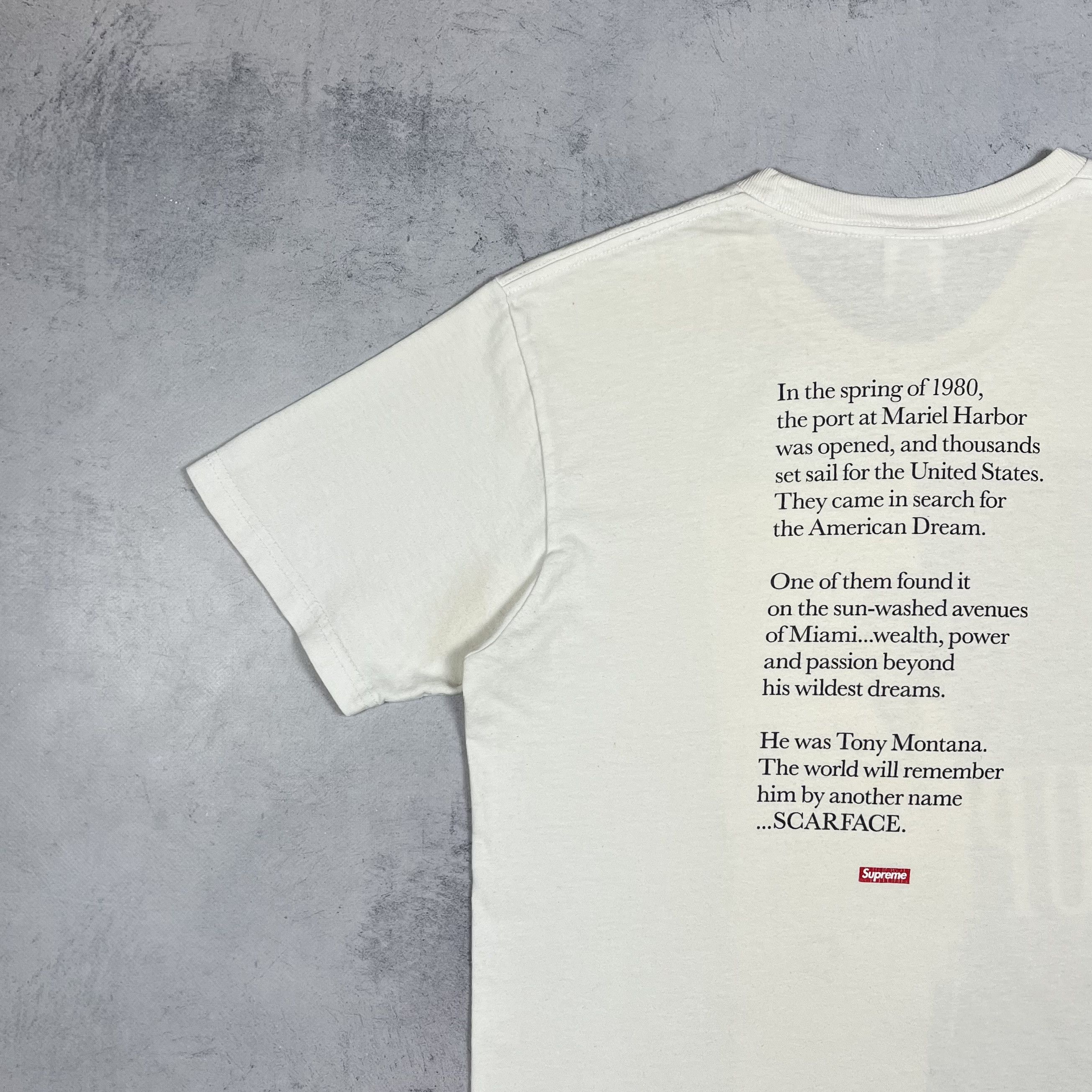 Supreme Supreme ScarFace Split Big Logo T Shirt Size US M / EU 48-50 / 2 - 20 Thumbnail