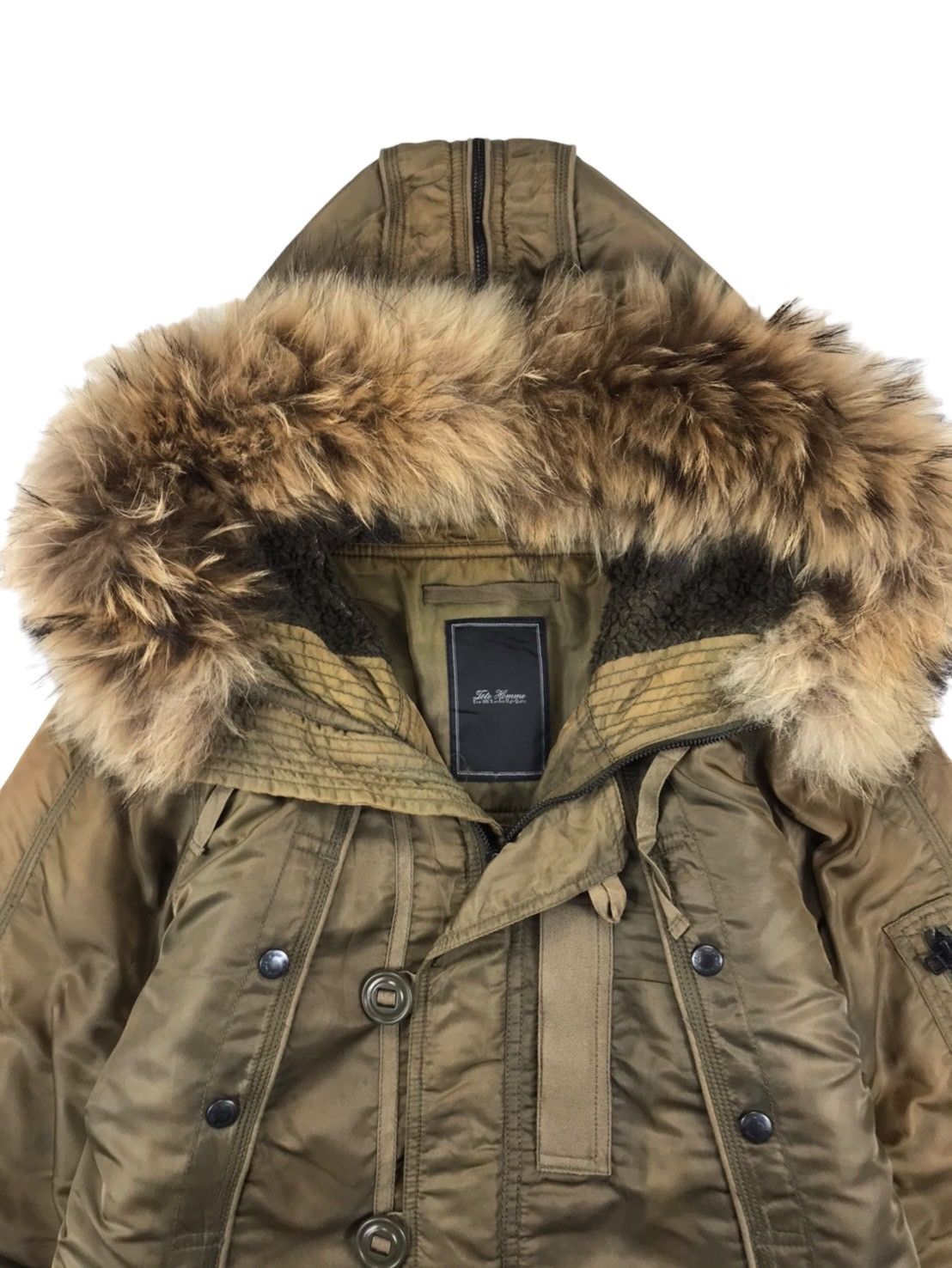 Issey Miyake × Tete Homme Tete Homme N-3B Military Jacket Size US M / EU 48-50 / 2 - 3 Thumbnail