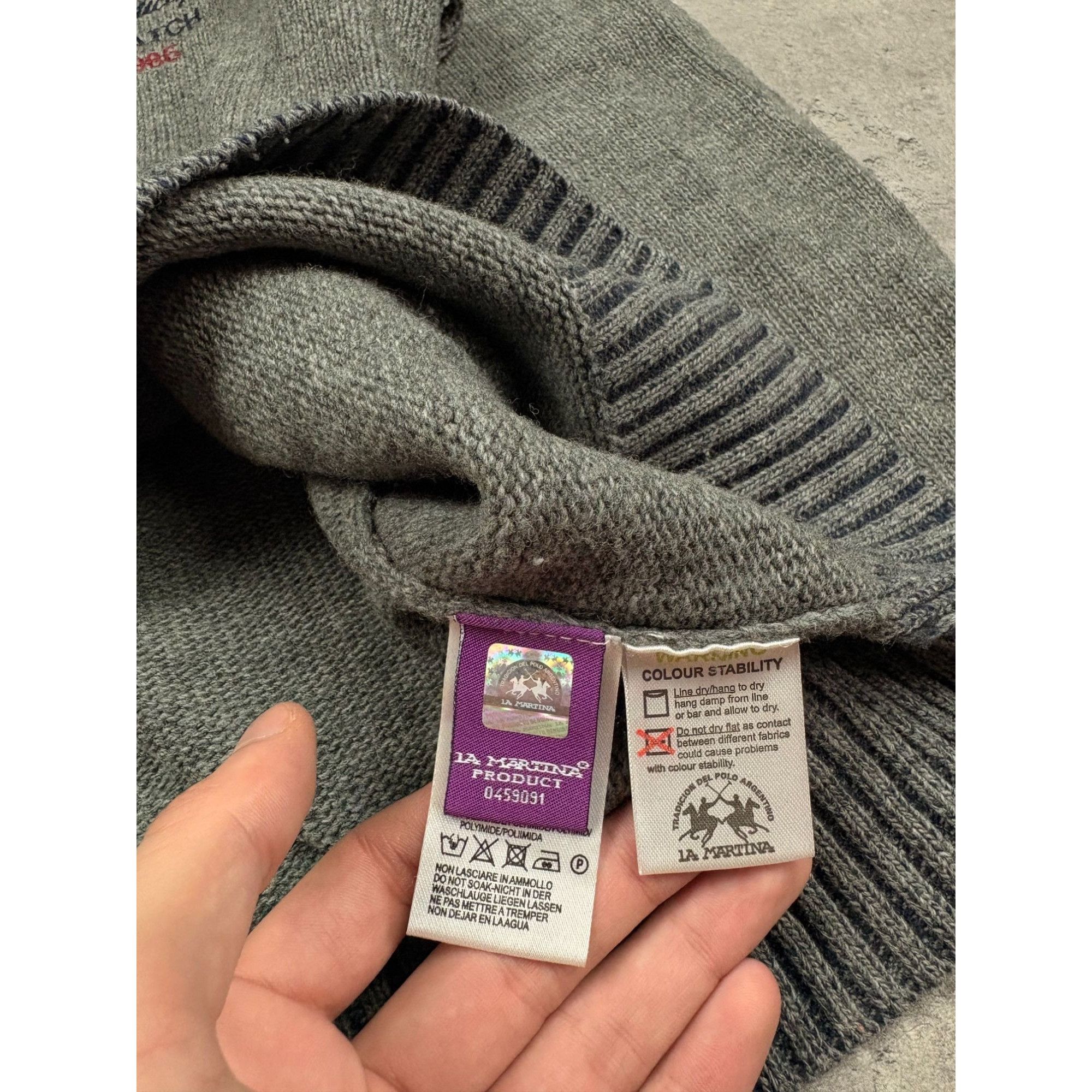 La Martina ARCHIVAL LA Martina "Snow Polo World Cup" Quarter-Zip – Eli Size US S / EU 44-46 / 1 - 6 Thumbnail