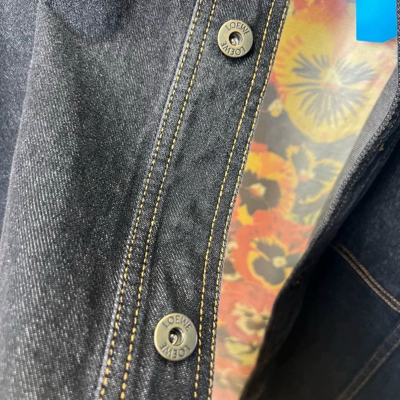 Loewe LOEWE Floral patchwork denim jacket Size M / US 6-8 / IT 42-44 - 5 Thumbnail