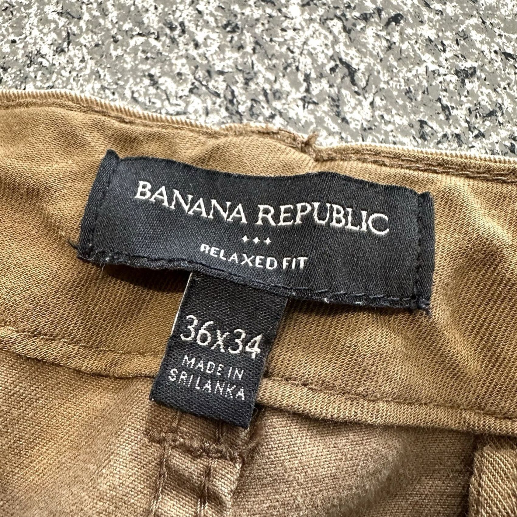 Banana Republic Banana Republic Cargo Pants Mens 36x34 Relaxed Fit Brown Size US 36 / EU 52 - 4 Thumbnail