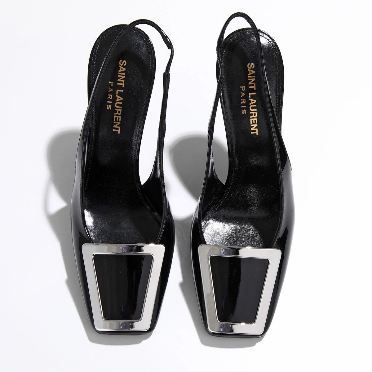 Saint Laurent Paris o1bcso1str1124 Maxine Slingback Pumps in Black Size US 5 / IT 35 - 4 Thumbnail