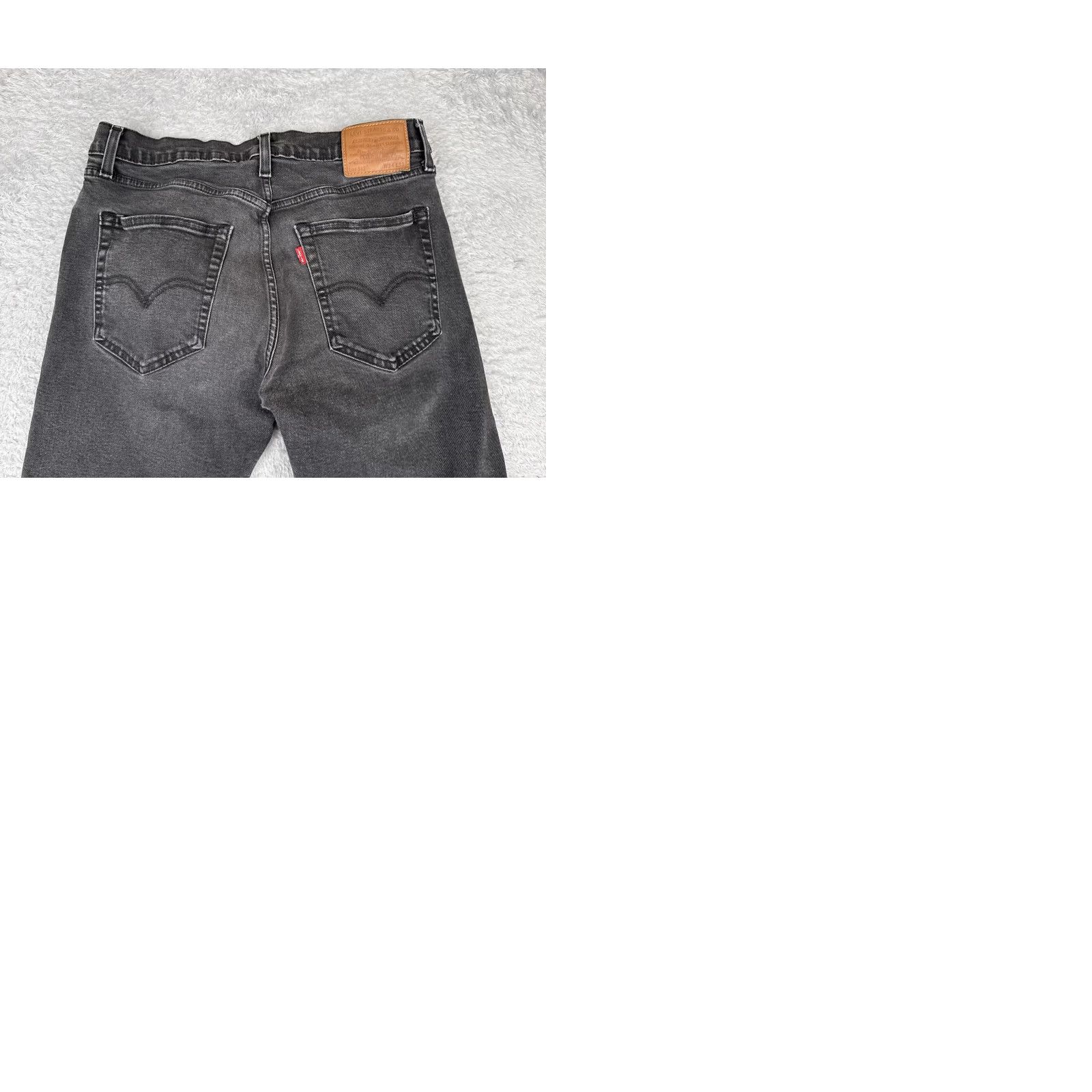 Levi's Levis Premium 512 Jeans Mens 34x32 31x29 Black Slim Tapered Denim Size US 34 / EU 50 - 11 Thumbnail